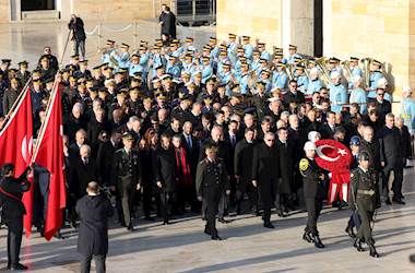 10 Kasım Atatürk’ü Anma Günü Dolayısıyla Cumhurbaşkanımız Sn. Recep Tayyip Erdoğan Başkanlığındaki Devlet Erkânı Anıtkabir’i Ziyaret Etti