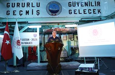 Haftalık Basın Bilgilendirme Toplantısı Mavi Vatan-2025 Tatbikatı Dolayısıyla Aksaz’daki TCG SALİHREİS Fırkateyni’nde Gerçekleştirildi  