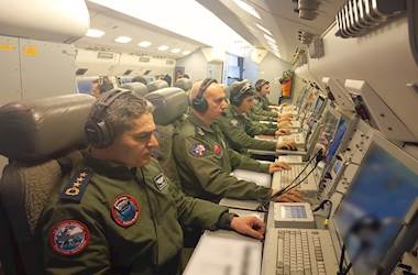Turkish E7-T Airborne Early Warning & Control Aircraft Conducts Mission to Support SNMG2