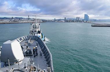 Turkish Frigate TCG KEMALREİS Conducts a Port Visit Within SNMG2