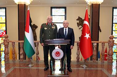 Millî Savunma Bakanı Yaşar Güler, Ürdün Genelkurmay Başkanı Tümgeneral Yousef A. Al Hnaity’i Kabul Etti