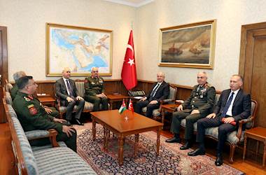 Millî Savunma Bakanı Yaşar Güler, Ürdün Genelkurmay Başkanı Tümgeneral Yousef A. Al Hnaity’i Kabul Etti