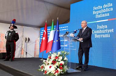 Millî Savunma Bakanı Yaşar Güler ve Beraberindeki TSK Komuta Kademesi, İtalya Millî Günü Dolayısıyla Düzenlenen Resepsiyona Katıldı