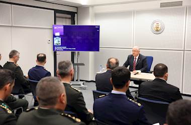 Millî Savunma Bakanı Yaşar Güler, NATO Karargâhı’nda Görev Yapan Personelimizle Bayramlaştı