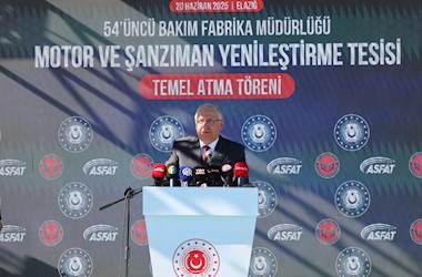 Millî Savunma Bakanı Yaşar Güler, Elazığ’da Motor ve Şanzıman Yenileştirme Tesisi Temel Atma Töreni’ne Katıldı