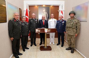 Millî Savunma Bakanı Yaşar Güler ve Beraberindeki TSK Komuta Kademesi, 28’inci Mekanize Piyade Tümen Komutanlığında İnceleme ve Denetlemelerde Bulundu