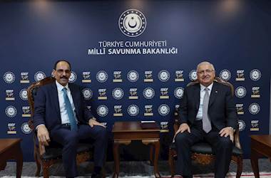 Millî Savunma Bakanı Yaşar Güler, Millî İstihbarat Teşkilatı Başkanı İbrahim Kalın’ı Kabul Etti