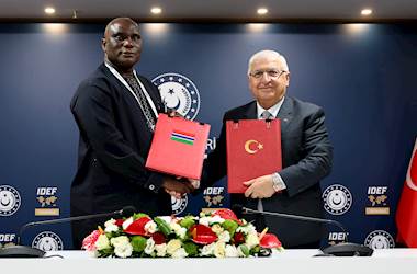 Millî Savunma Bakanı Yaşar Güler, Gambiya Savunma Bakanı Sering Modou Njie ile Görüştü