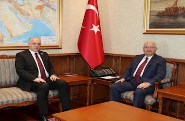 Millî Savunma Bakanı Yaşar Güler, Kosova Bölgesel Kalkınma Bakanı Fikrim Damka ile Bir Araya Geldi