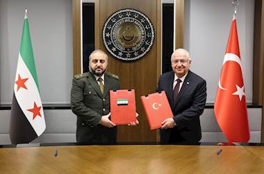 Millî Savunma Bakanı Yaşar Güler, Suriye Savunma Bakanı, Dışişleri Bakanı ve Genel İstihbarat Başkanı ile Bir Araya Geldi