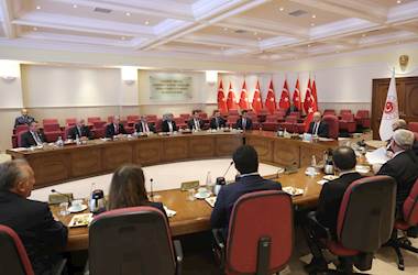 Millî Savunma Bakanı Yaşar Güler, Türkiye Harp Malulü Gaziler, Şehit Dul ve Yetimleri Derneği Genel Başkanı Mustafa Işık ve Beraberindeki İl Başkanlarını Kabul Etti