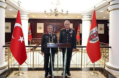 Millî Savunma Bakanı Yaşar Güler, Genelkurmay Başkanlığındaki Devir Teslim Törenine İştirak Etti
