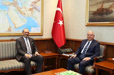 Millî Savunma Bakanı Yaşar Güler, Veda Ziyareti Yapan Lübnan’ın Ankara Büyükelçisi Ghassan Moallem’i Kabul Etti