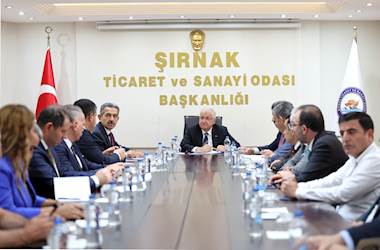 Millî Savunma Bakanı Yaşar Güler, Şırnak Ticaret ve Sanayi Odası Başkanlığını Ziyaret Etti