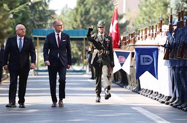 Millî Savunma Bakanı Yaşar Güler, Letonya Savunma Bakanı Andris Spruds ile Görüştü