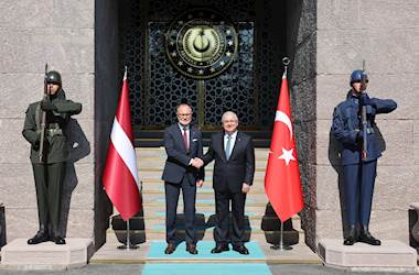 Millî Savunma Bakanı Yaşar Güler, Letonya Savunma Bakanı Andris Spruds ile Görüştü