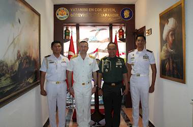 KRI BRAWIJACA Pays a Port Visit to Mersin As Part of UNIFIL Mission
