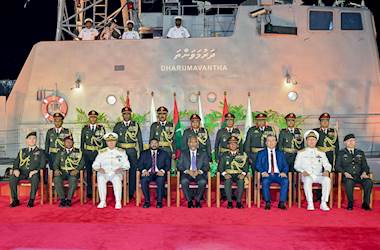TCG Volkan in the Maldives