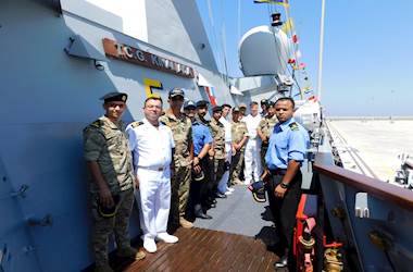 TCG Kınalıada Pays a Port Visit to Benghazi