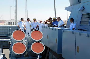 TCG Kınalıada Pays a Port Visit to Benghazi