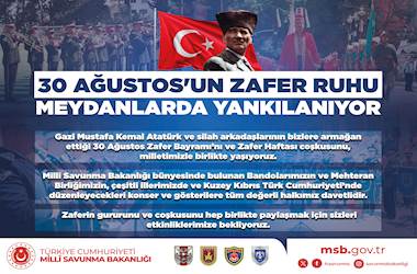 30 Ağustos'un Zafer Ruhu Meydanlarda Yankılanıyor 