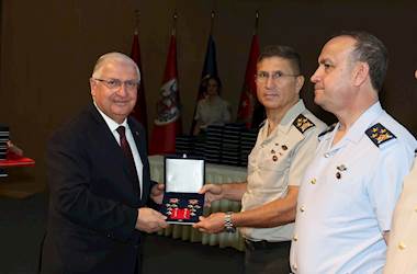Üst Rütbeye Terfi Eden Personel İçin Millî Savunma Bakanlığında Tören Düzenlendi 