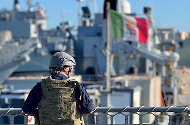 TCG Barbaros Pays a Port Visit to Taranto