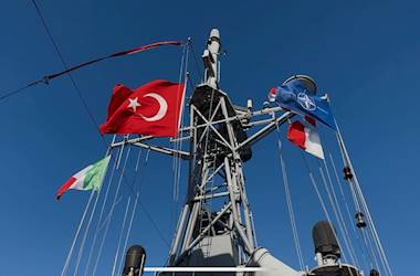 TCG Barbaros Pays a Port Visit to Taranto