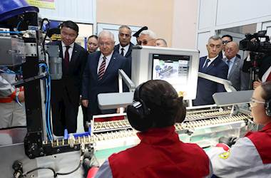 Bakan Yaşar Güler ve Moğolistan Savunma Bakanı Damba Batlut, Bağlı Kuruluşumuz MKE AŞ’nin Fişek-İmla Montaj Hattı’nın Açılış Törenine Katıldı.