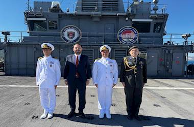 TCG Alemdar Pays a Visit to Port of Split