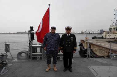TCG Amasra Participates in 7th Activation of MCM Black Sea and Conducts Port Visit to Constanta