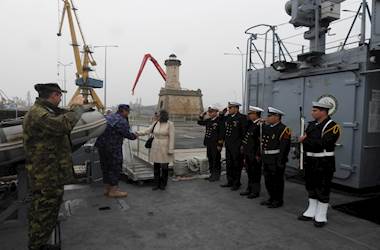 TCG Amasra Participates in 7th Activation of MCM Black Sea and Conducts Port Visit to Constanta