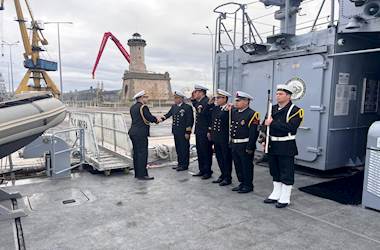 TCG Amasra Participates in 7th Activation of MCM Black Sea and Conducts Port Visit to Constanta