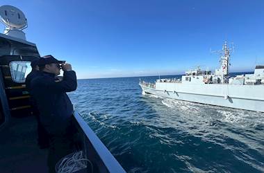 TCG Amasra Conducts Training Exercises During 7th Activation of MCM Black Sea in Romania