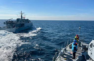 TCG Amasra Conducts Training Exercises During 7th Activation of MCM Black Sea in Romania