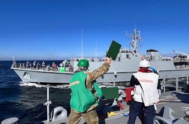 TCG Amasra Conducts Training Exercises During 7th Activation of MCM Black Sea in Romania