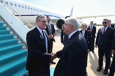 Minister of National Defence Yaşar Güler Welcomed the Prime Minister of the United Kingdom Sir Keir Starmer With a Military Ceremony at Mürted Air Base Command