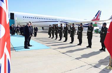Minister of National Defence Yaşar Güler Welcomed the Prime Minister of the United Kingdom Sir Keir Starmer With a Military Ceremony at Mürted Air Base Command