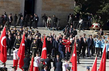 29 Ekim Cumhuriyet Bayramı Dolayısıyla Cumhurbaşkanımız Sayın Recep Tayyip Erdoğan Başkanlığındaki Devlet Erkânı Anıtkabir’i Ziyaret Etti