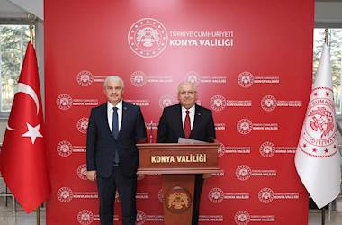 Millî Savunma Bakanı Yaşar Güler, Konya Valiliğini Ziyaret Etti