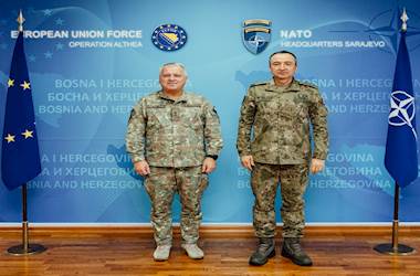KFOR Commander Visits EUFOR Commander and Turkish Military Delegation in Bosnia and Herzegovina