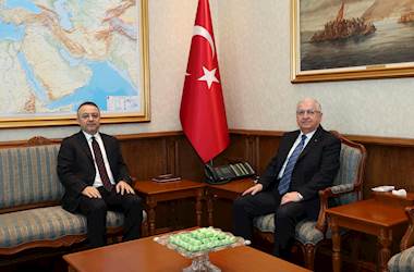 Millî Savunma Bakanı Yaşar Güler, Şam Büyükelçimiz Olarak Atanan Dışişleri Bakan Yardımcısı Nuh Yılmaz’ı Kabul Etti