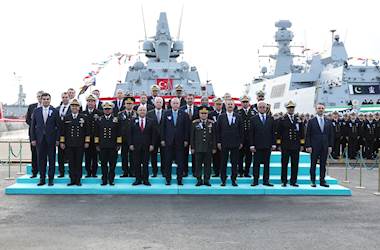 İstanbul Tersanesi Komutanlığımızda, Deniz Platformlarının Hizmete Giriş, Bayrak Çekme ve İlk Sac Kesim Töreni Düzenlendi