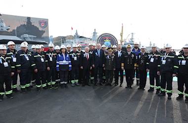 İstanbul Tersanesi Komutanlığımızda, Deniz Platformlarının Hizmete Giriş, Bayrak Çekme ve İlk Sac Kesim Töreni Düzenlendi