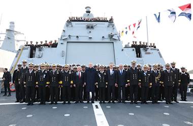 İstanbul Tersanesi Komutanlığımızda, Deniz Platformlarının Hizmete Giriş, Bayrak Çekme ve İlk Sac Kesim Töreni Düzenlendi