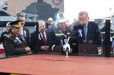 İstanbul Tersanesi Komutanlığımızda, Deniz Platformlarının Hizmete Giriş, Bayrak Çekme ve İlk Sac Kesim Töreni Düzenlendi