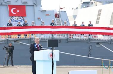 Millî Savunma Bakanı Yaşar Güler, Deniz Platformlarının Hizmete Giriş, Bayrak Çekme ve İlk Sac Kesim Töreni’nde Konuştu