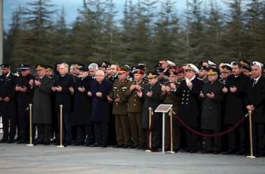 Libyalı Komutanların  Naaşları Düzenlenen Törenle Ülkelerine Uğurlandı