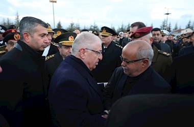 Libyalı Komutanların  Naaşları Düzenlenen Törenle Ülkelerine Uğurlandı