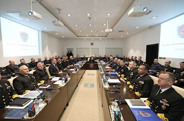 Millî Savunma Bakanı Yaşar Güler Başkanlığında, Deniz Kuvvetleri Komutanlığı Yıllık Komutanlar Toplantısı Gerçekleştirildi